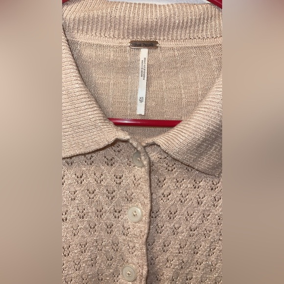 Free People Betty Tie Cardigan Sweater Size XS - Picture 5 of 7